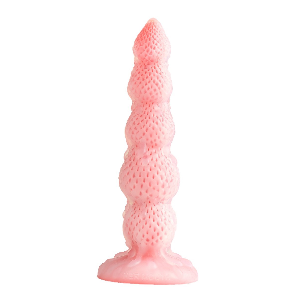 Strawberry Silicone Dildo - Vibrating Adult Toy for Women